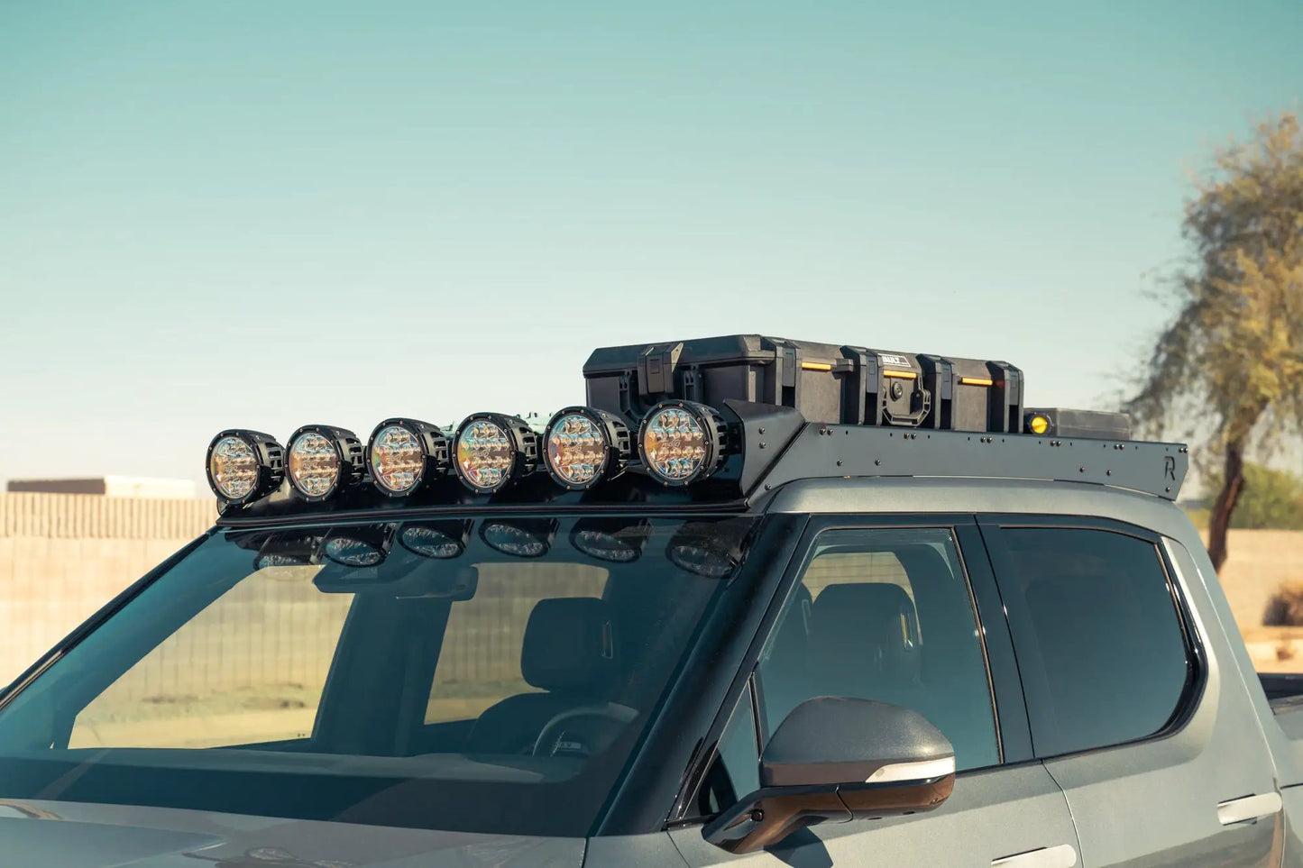 Rago Fabrication 2022-2025 Rivian R1T Roof Rack RIGID Light Mount by Rago Fabrication