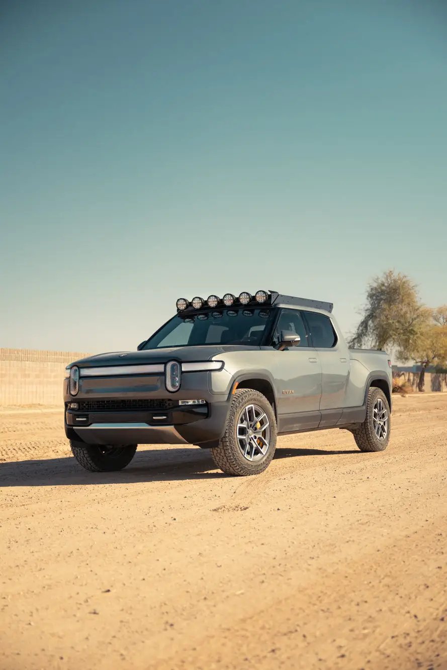 Rago Fabrication 2022-2025 Rivian R1T Roof Rack RIGID Light Mount by Rago Fabrication