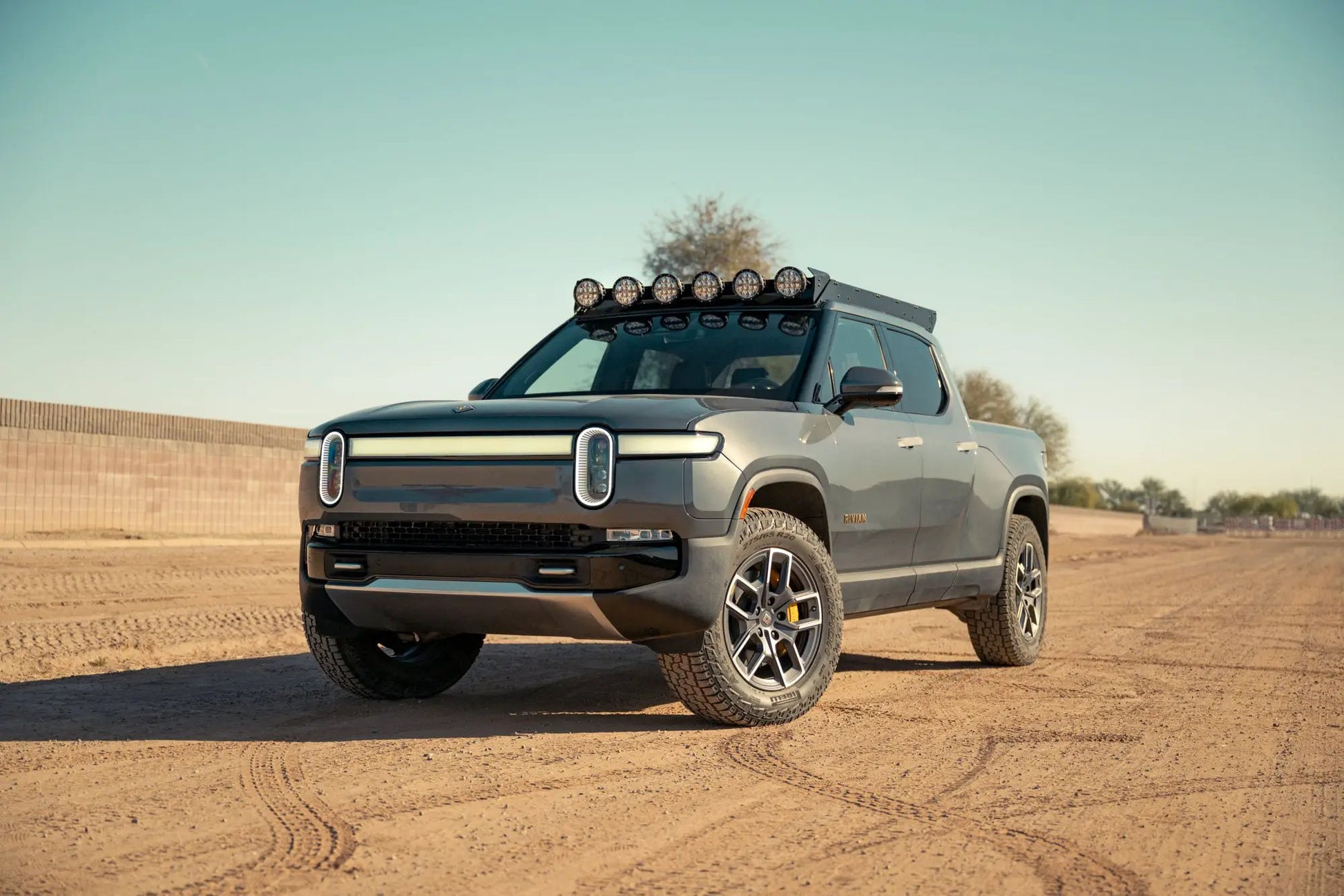Rago Fabrication 2022-2025 Rivian R1T Roof Rack RIGID Light Mount by Rago Fabrication