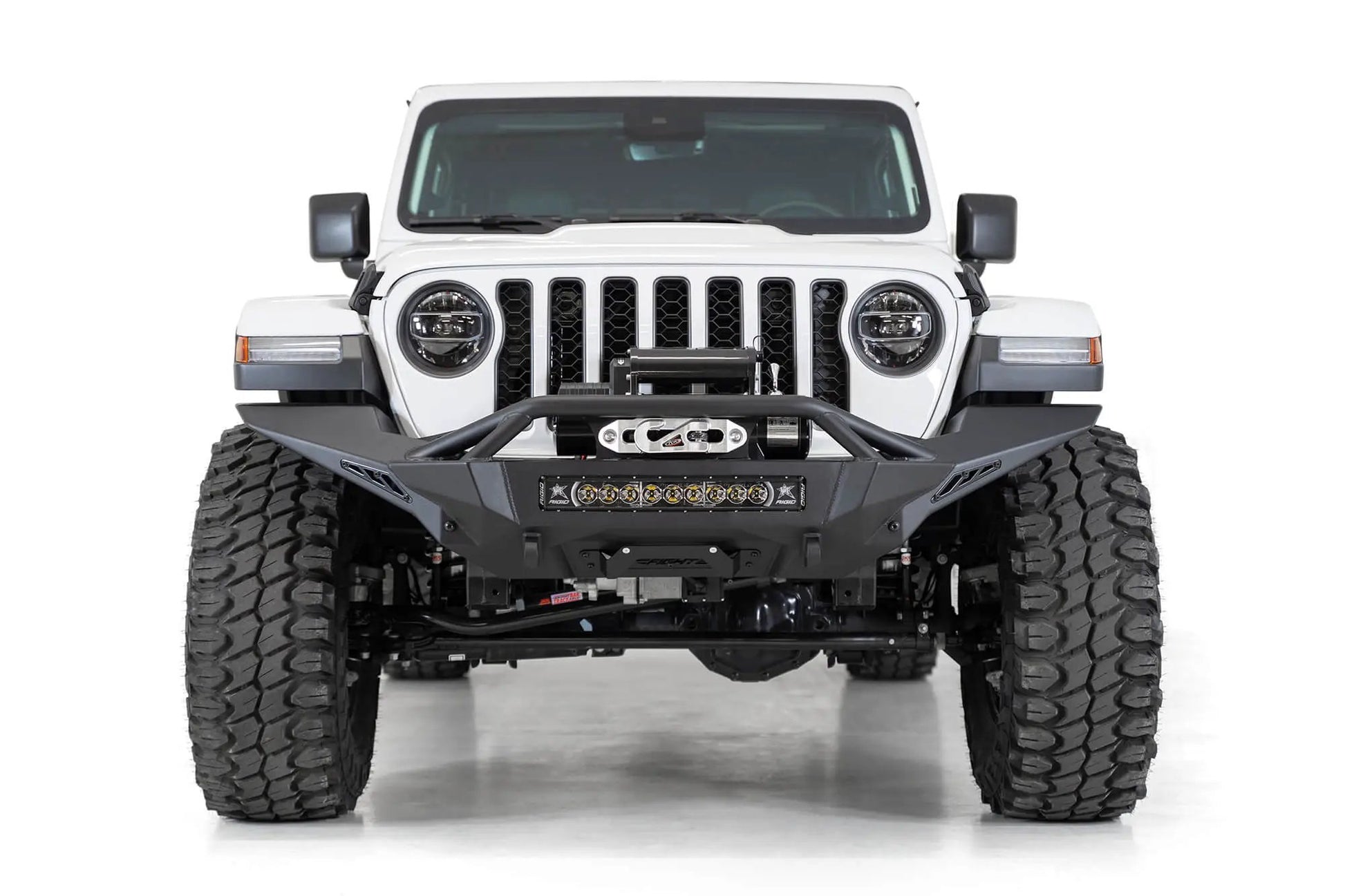 Addictive Desert Designs 2007-2023 JEEP JK/JL/JT STEALTH FIGHTER FRONT LICENSE PLATE BRACKET by Addictive Desert Designs