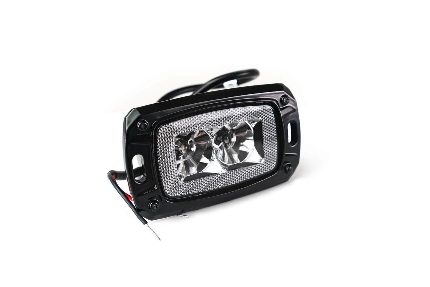 DV8 Offroad AHJP-02 is a bolt on hitch for the 07-22 Jeep Wrangler JK & JL. Constructed from steel & protected with a flat black powder coat, the hitch offers a 2in. receiver mount, (2) 3in. cube lights & installs in the factory location by DV8 Offroad