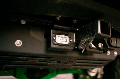DV8 Offroad AHJP-02 is a bolt on hitch for the 07-22 Jeep Wrangler JK & JL. Constructed from steel & protected with a flat black powder coat, the hitch offers a 2in. receiver mount, (2) 3in. cube lights & installs in the factory location by DV8 Offroad