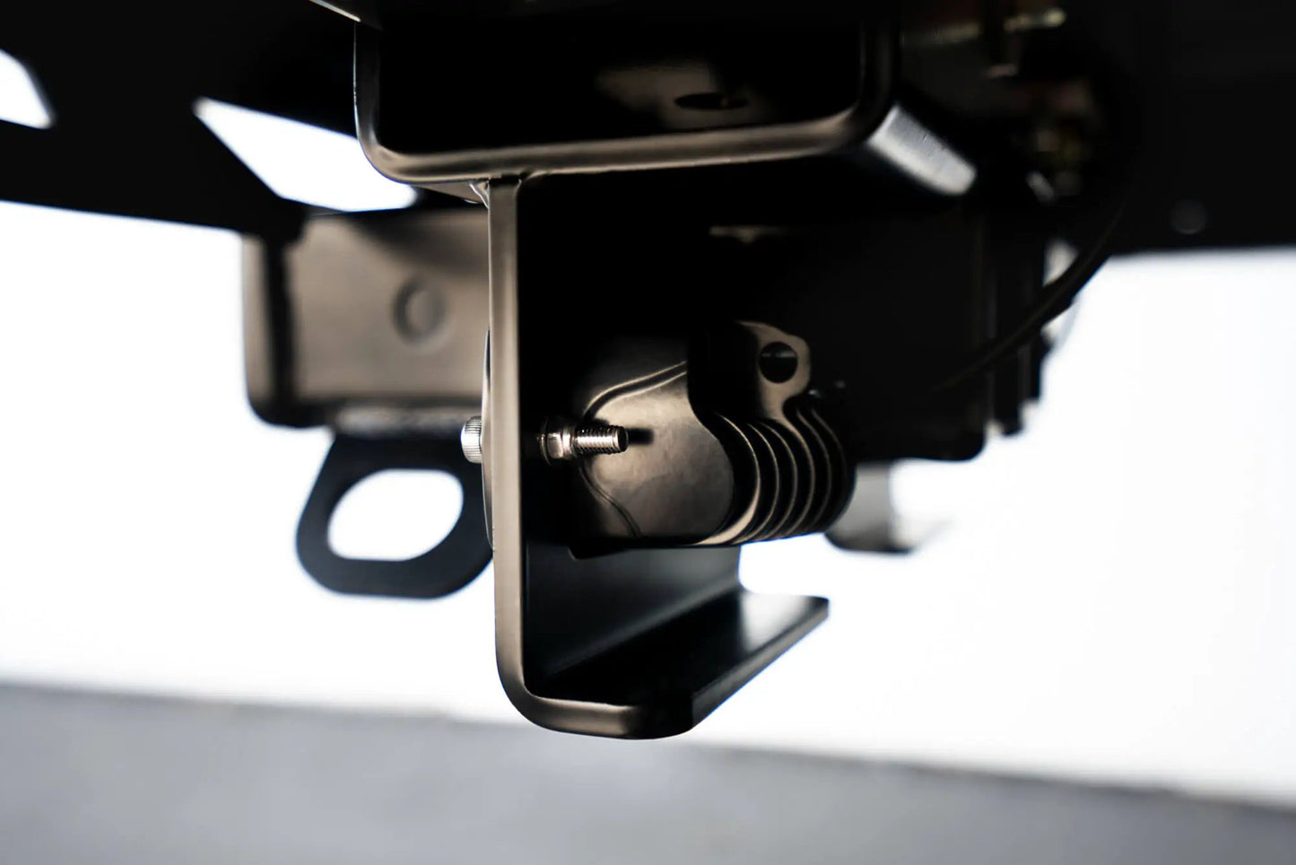 DV8 Offroad AHJP-02 is a bolt on hitch for the 07-22 Jeep Wrangler JK & JL. Constructed from steel & protected with a flat black powder coat, the hitch offers a 2in. receiver mount, (2) 3in. cube lights & installs in the factory location by DV8 Offroad
