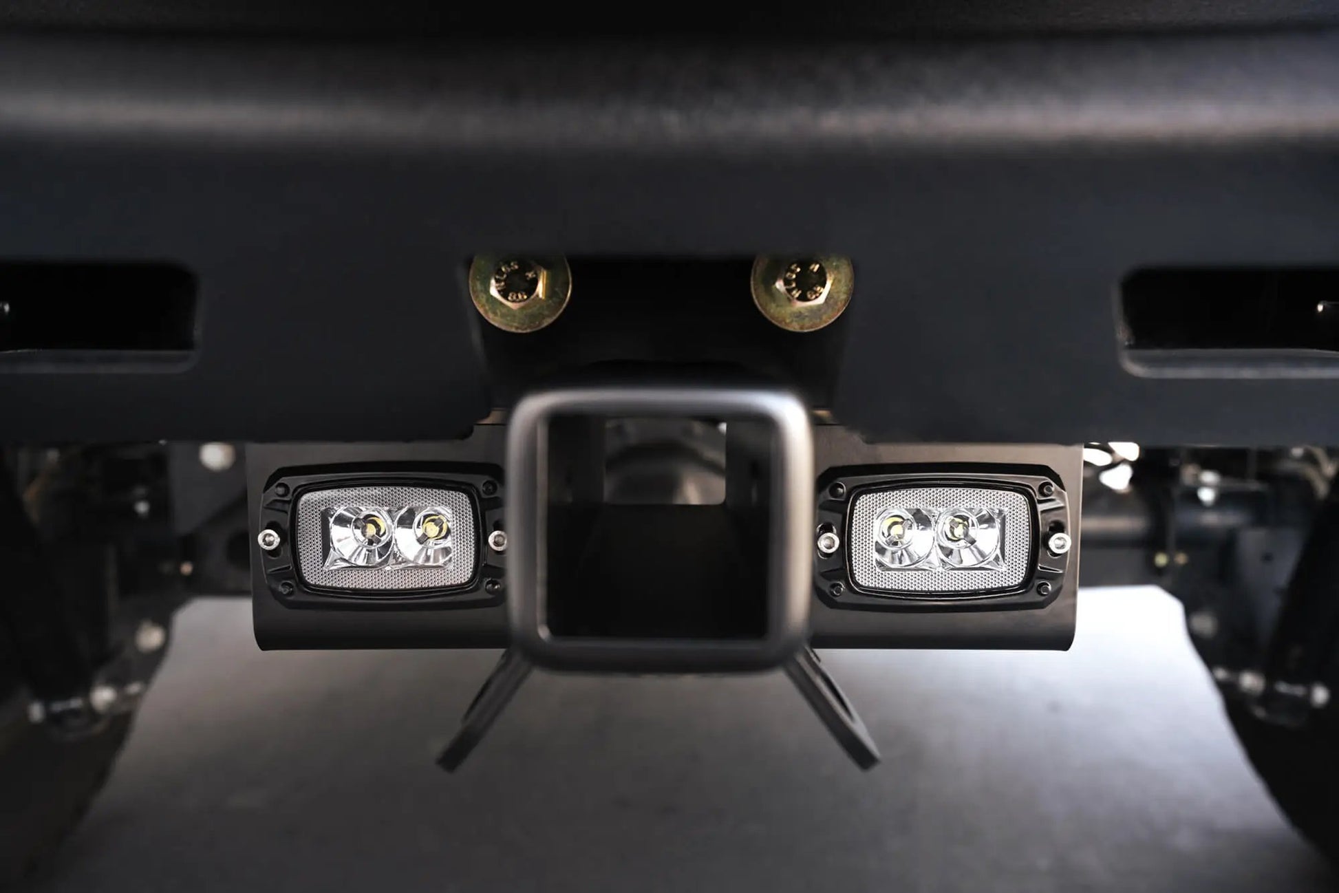 DV8 Offroad AHJP-02 is a bolt on hitch for the 07-22 Jeep Wrangler JK & JL. Constructed from steel & protected with a flat black powder coat, the hitch offers a 2in. receiver mount, (2) 3in. cube lights & installs in the factory location by DV8 Offroad