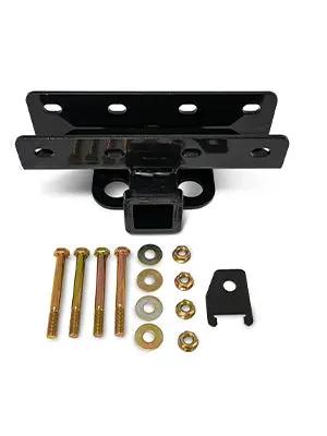 DV8 Offroad AHJP-02 is a bolt on hitch for the 07-22 Jeep Wrangler JK & JL. Constructed from steel & protected with a gloss black powder coat, the hitch offers a 2in. receiver mount & installs in the factory location with supplied hardware by DV8 Offroad