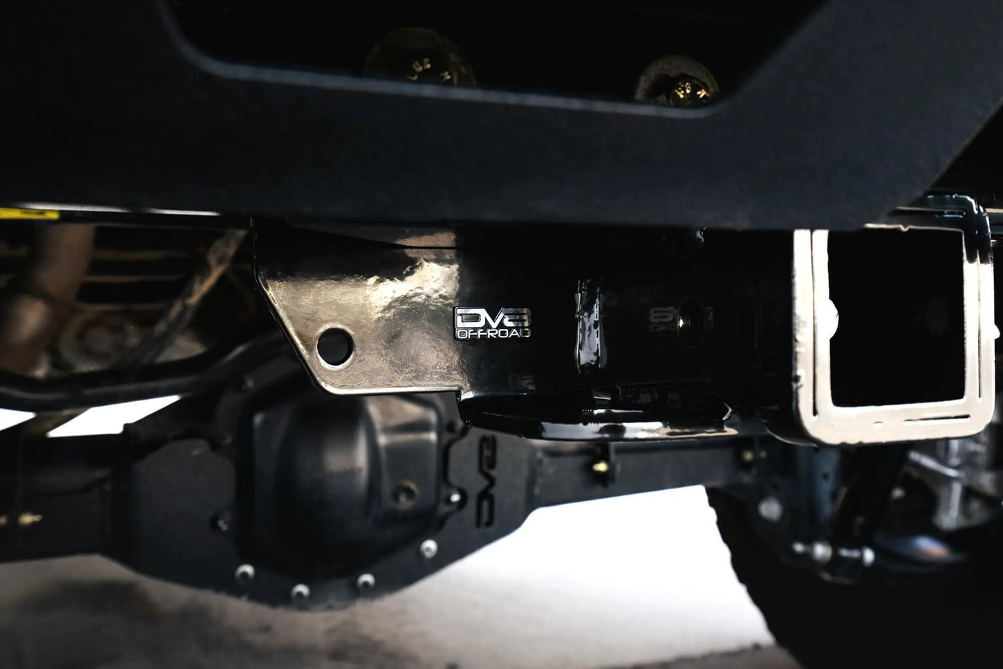 DV8 Offroad AHJP-02 is a bolt on hitch for the 07-22 Jeep Wrangler JK & JL. Constructed from steel & protected with a gloss black powder coat, the hitch offers a 2in. receiver mount & installs in the factory location with supplied hardware by DV8 Offroad