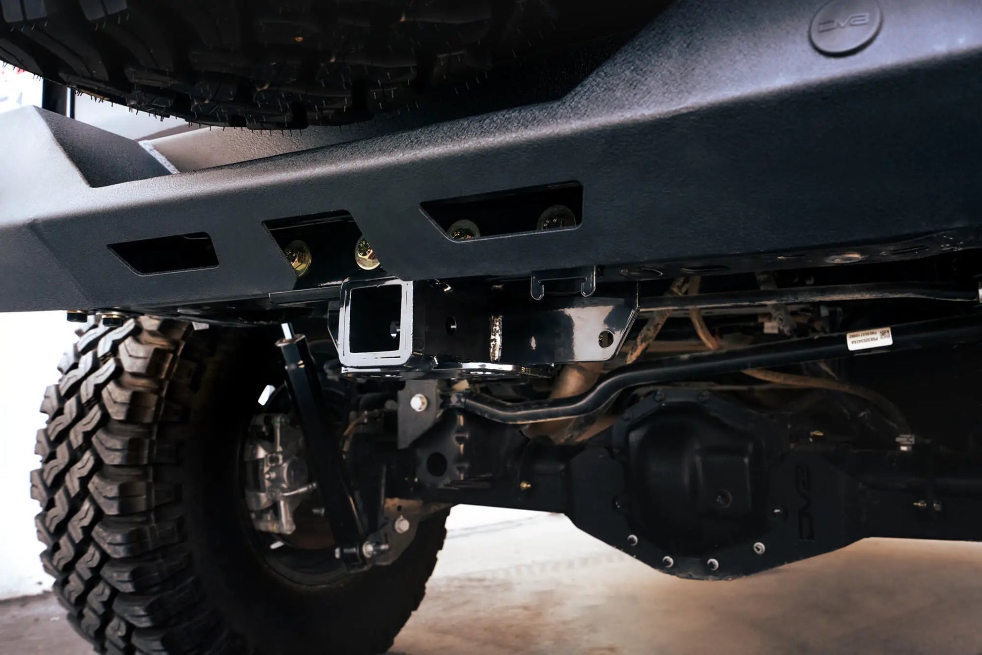 DV8 Offroad AHJP-02 is a bolt on hitch for the 07-22 Jeep Wrangler JK & JL. Constructed from steel & protected with a gloss black powder coat, the hitch offers a 2in. receiver mount & installs in the factory location with supplied hardware by DV8 Offroad