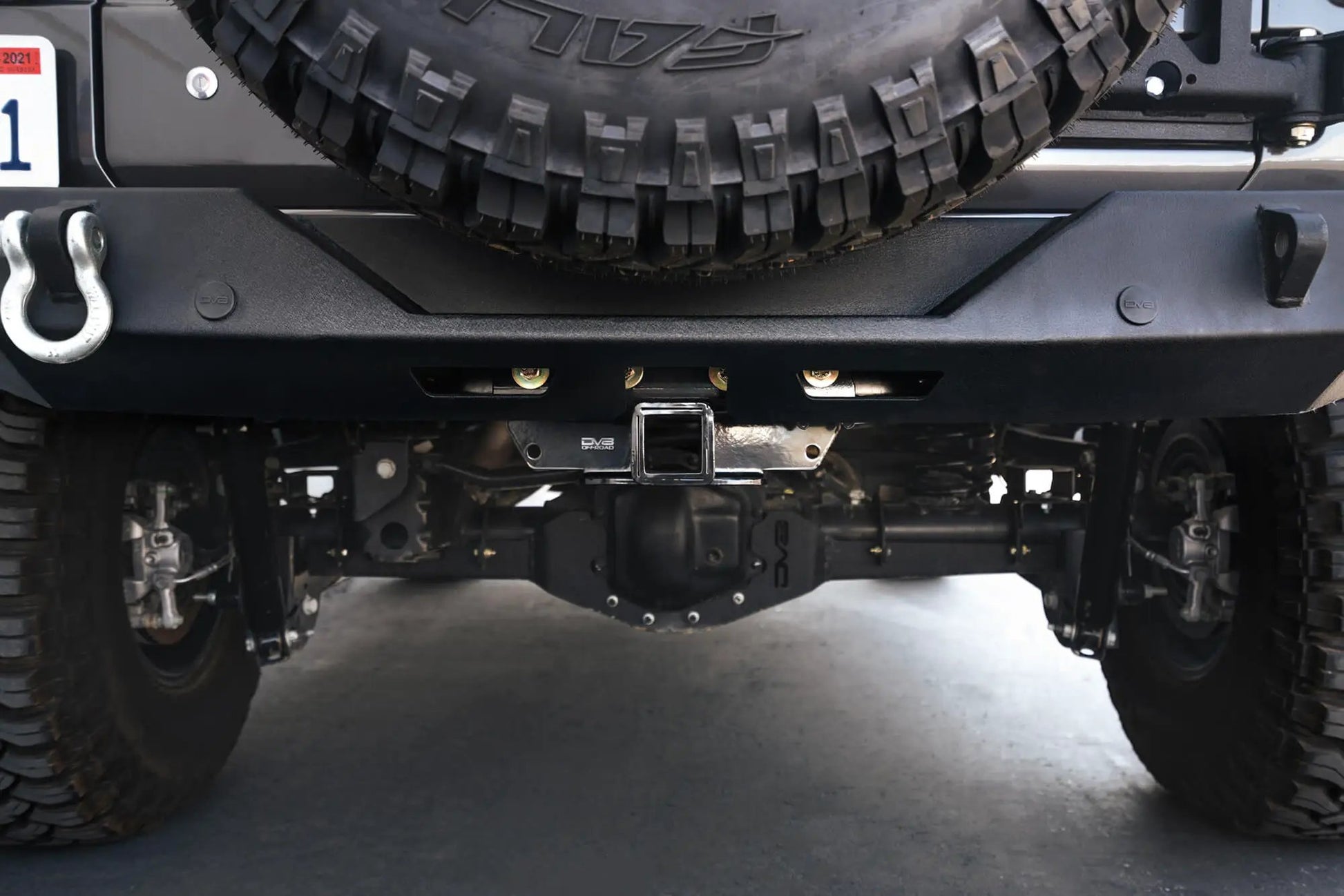 DV8 Offroad AHJP-02 is a bolt on hitch for the 07-22 Jeep Wrangler JK & JL. Constructed from steel & protected with a gloss black powder coat, the hitch offers a 2in. receiver mount & installs in the factory location with supplied hardware by DV8 Offroad