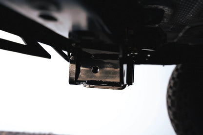 DV8 Offroad AHJP-02 is a bolt on hitch for the 07-22 Jeep Wrangler JK & JL. Constructed from steel & protected with a gloss black powder coat, the hitch offers a 2in. receiver mount & installs in the factory location with supplied hardware by DV8 Offroad
