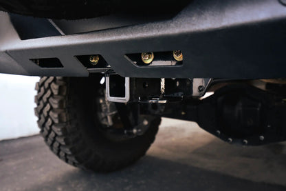 DV8 Offroad AHJP-02 is a bolt on hitch for the 07-22 Jeep Wrangler JK & JL. Constructed from steel & protected with a gloss black powder coat, the hitch offers a 2in. receiver mount & installs in the factory location with supplied hardware by DV8 Offroad