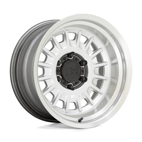 Black Rhino Hard Alloys BR ALISO 17X8 6X5.5 G-SLV MIR-LP 00MM