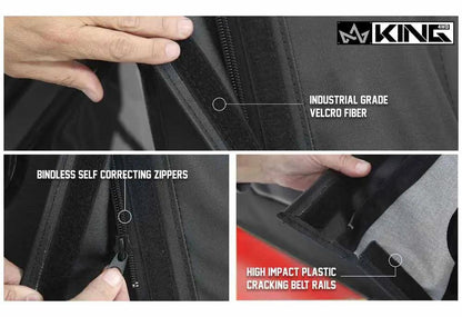 King 4WD Replacement Soft Top - Black Diamond - JK 4 Door 2007-2009 by King 4WD