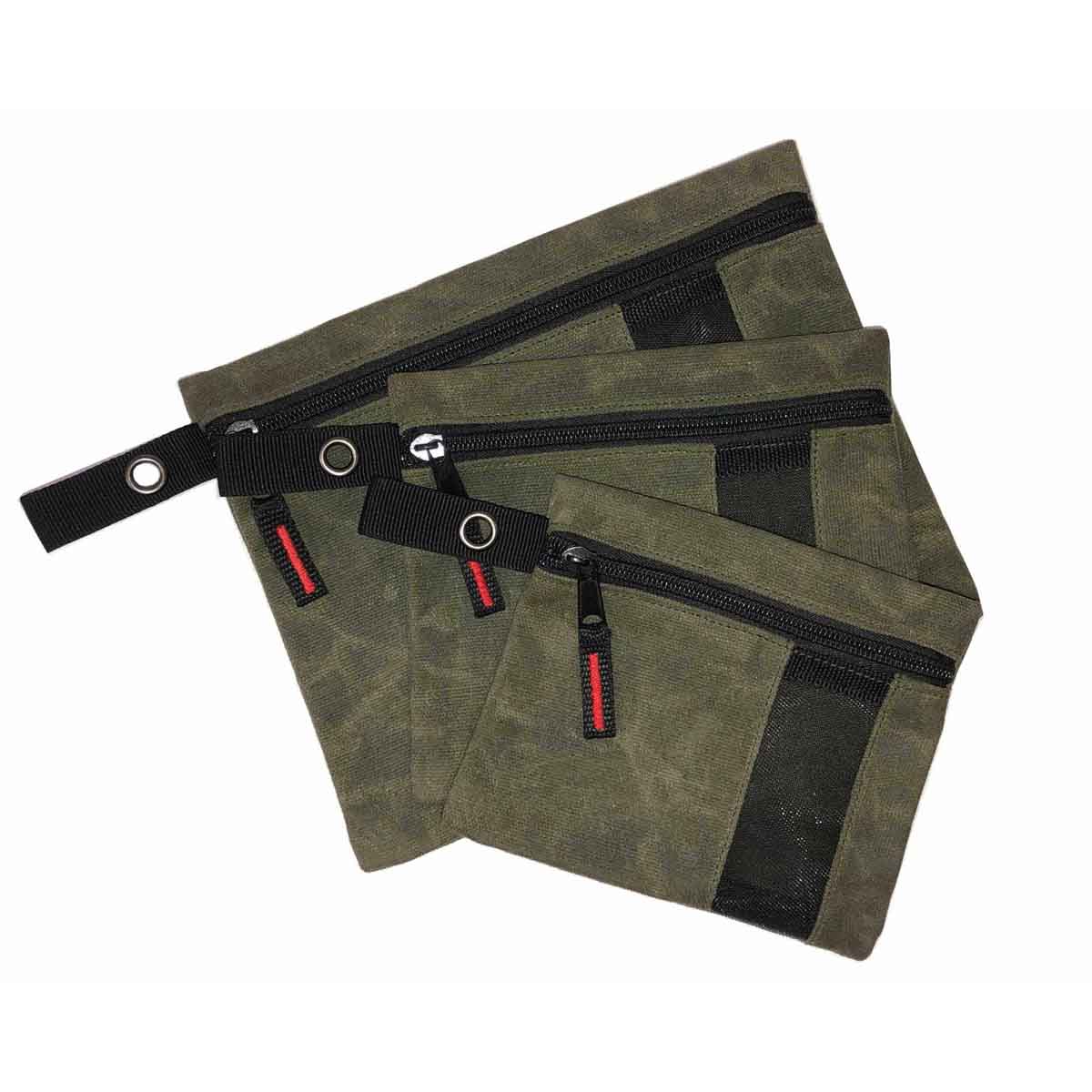 OVS Small Bags - 3 Individual #12 Waxed Canvas by OVS