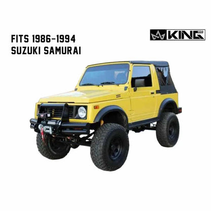 King 4WD Replacement Soft Top - Black Diamond - Samurai by King 4WD