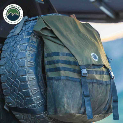 OVS Extra Large Trash Bag Tire Mount - #16 Waxed Canvas by OVS