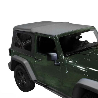 King 4WD Replacement Soft Top - Black Diamond - JK 2 Door 2007-2009 by King 4WD