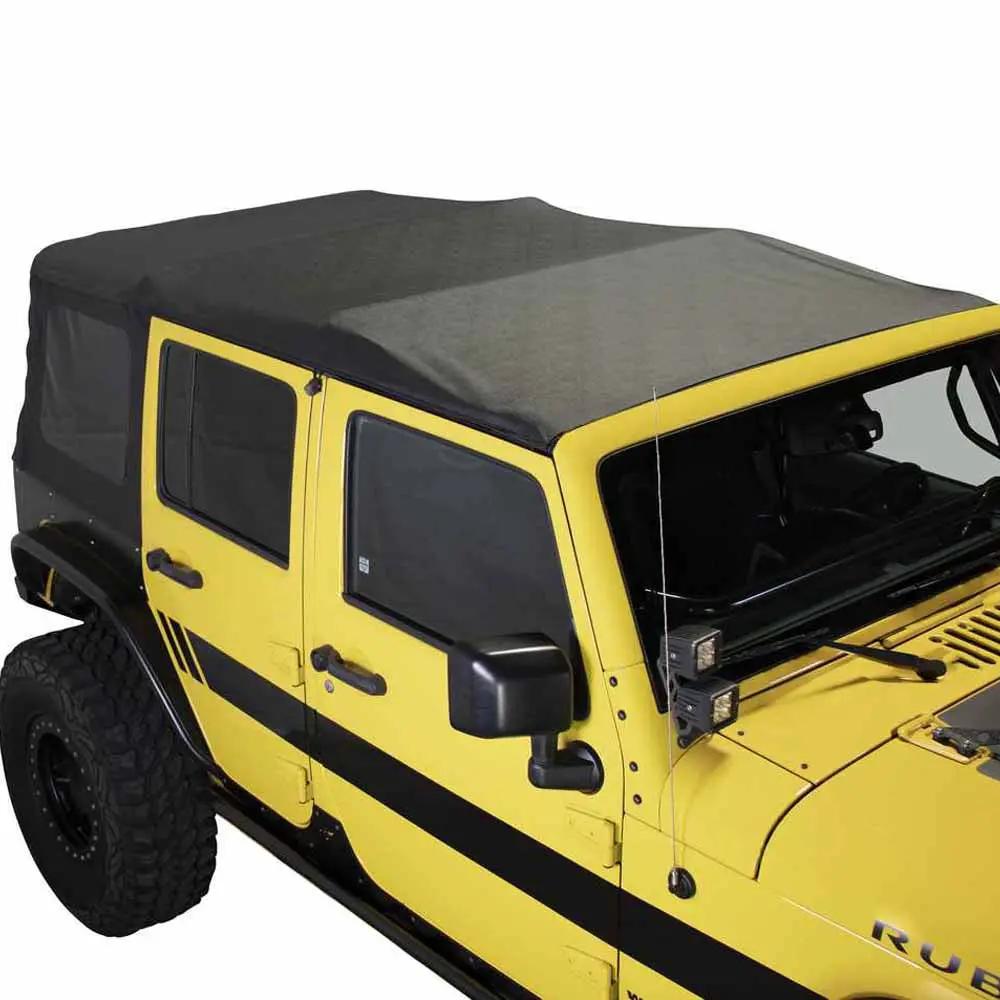 King 4WD Replacement Soft Top - Black Diamond - JK 4 Door by King 4WD