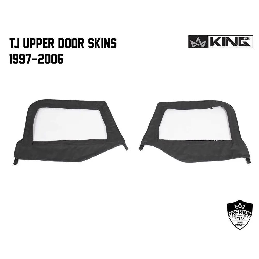 King 4WD Replacement Soft Upper Doors - Pair - TJ by King 4WD