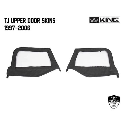 King 4WD Replacement Soft Upper Doors - Pair - TJ by King 4WD