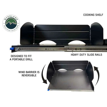 OVS Cargo Box Kitchen With Slide Out Sink, Cooking Shelve and Slide Out Work Station by OVS