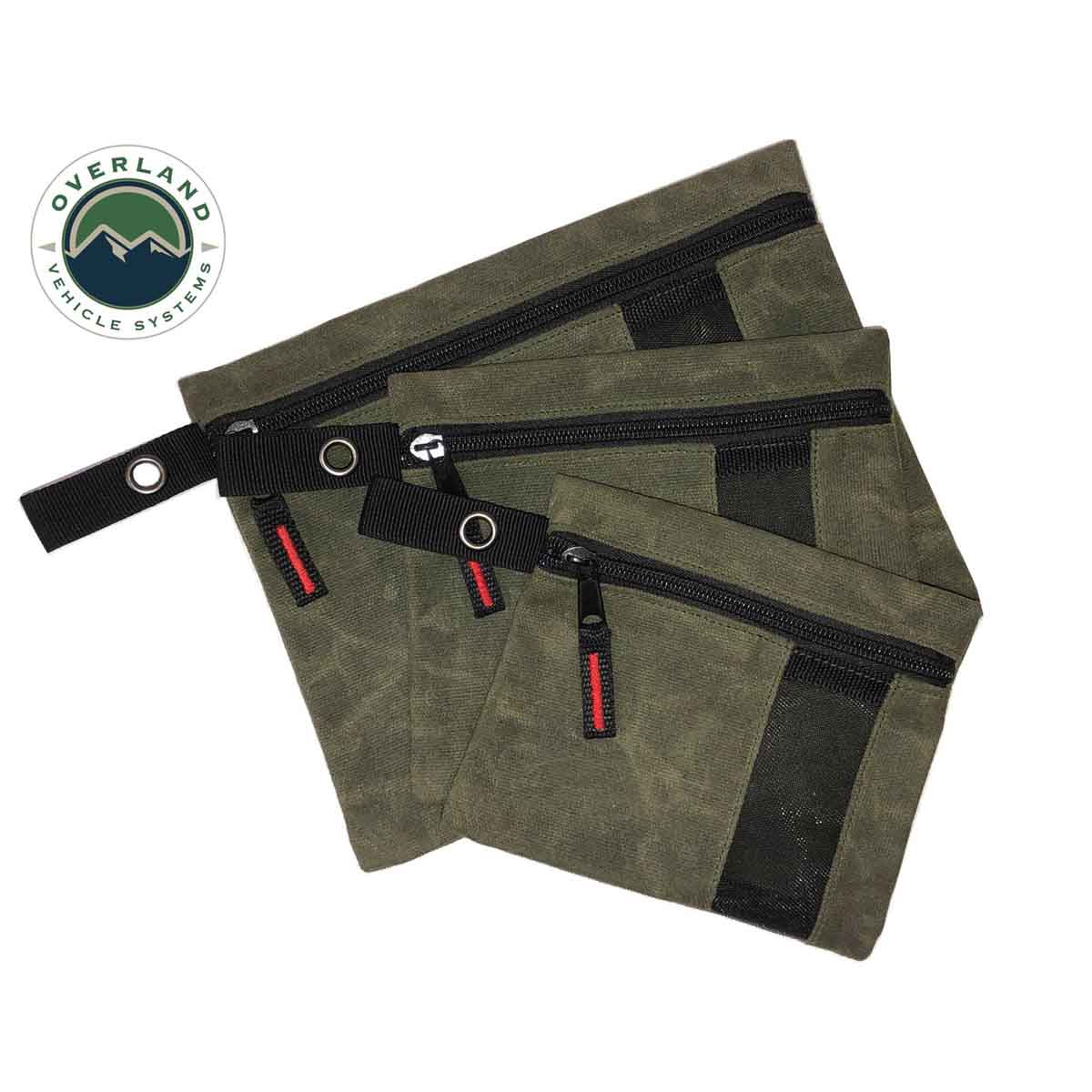 OVS Small Bags - 3 Individual #12 Waxed Canvas by OVS