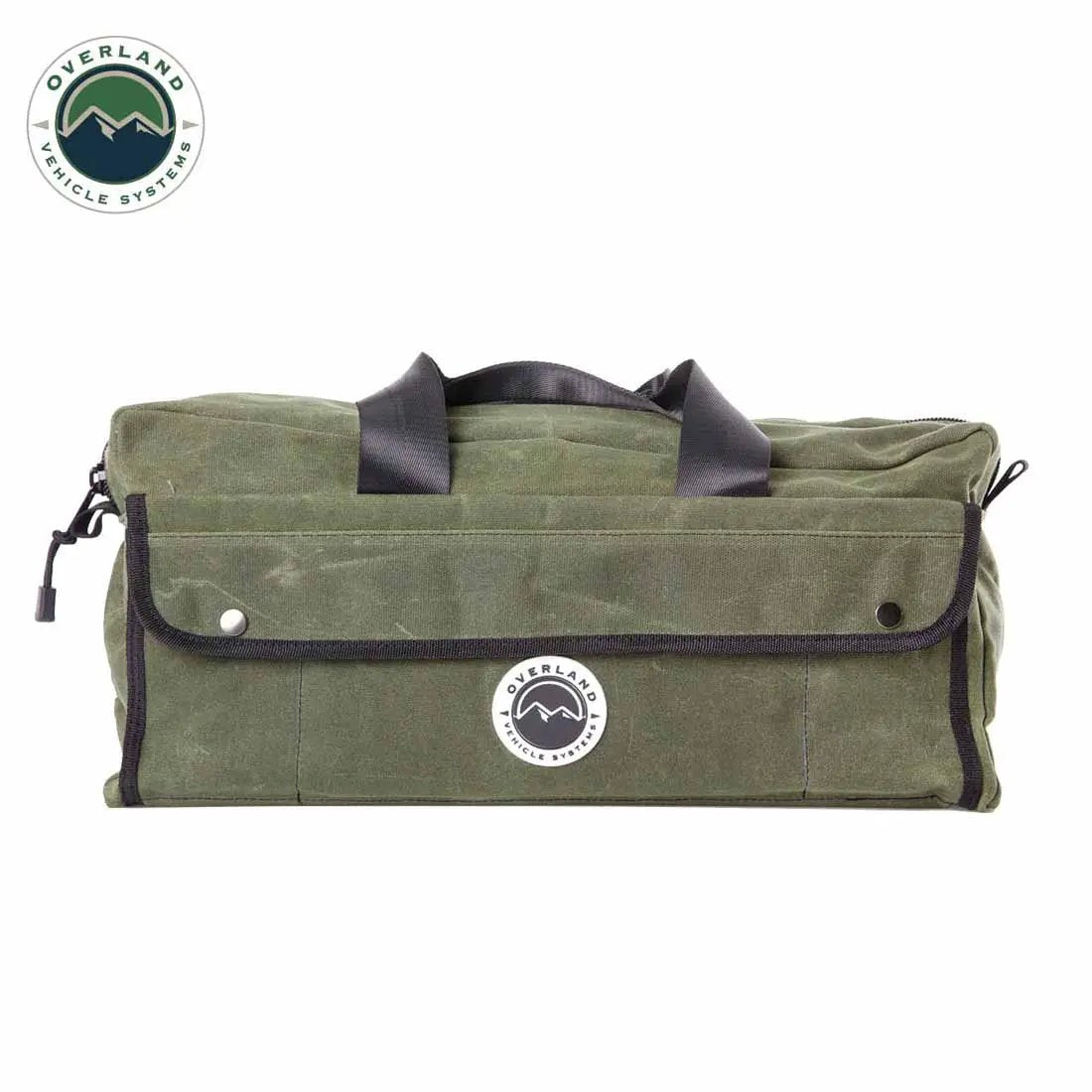 OVS Small Duffle Bag With Handle And Straps - #16 Waxed Canvas by OVS