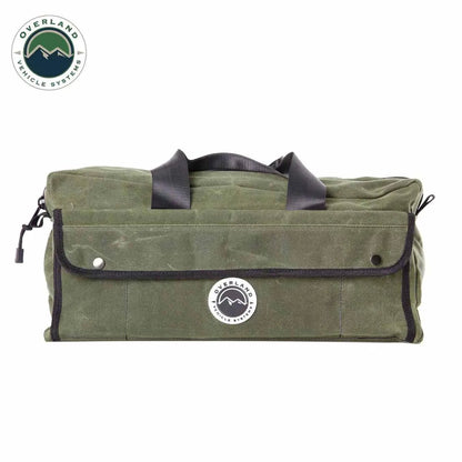 OVS Small Duffle Bag With Handle And Straps - #16 Waxed Canvas by OVS