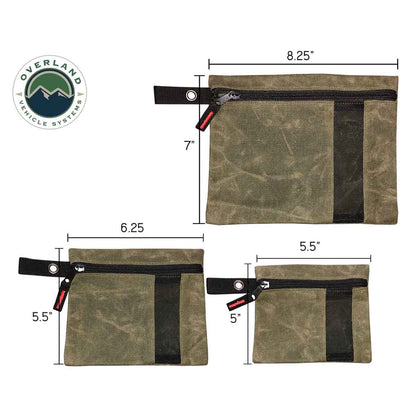 OVS Small Bags - 3 Individual #12 Waxed Canvas by OVS