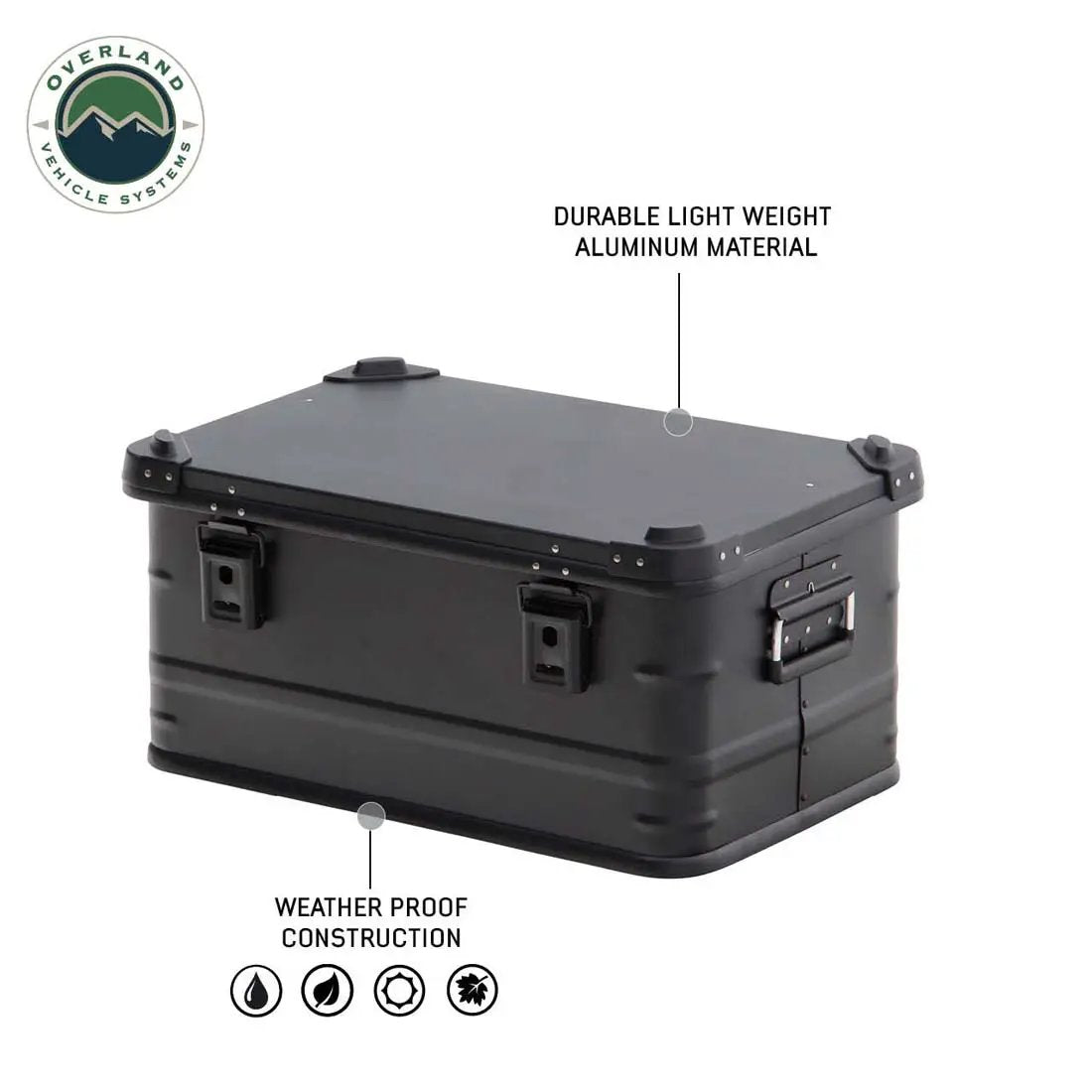 OVS Aluminum Storage Box 53QT - Black by OVS