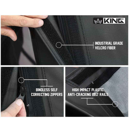 King 4WD Replacement Soft Top - Black Diamond - Samurai by King 4WD