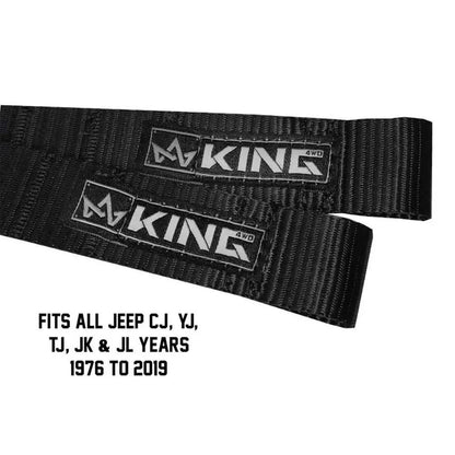 King 4WD Interior Door Strap All Jeep Years by King 4WD