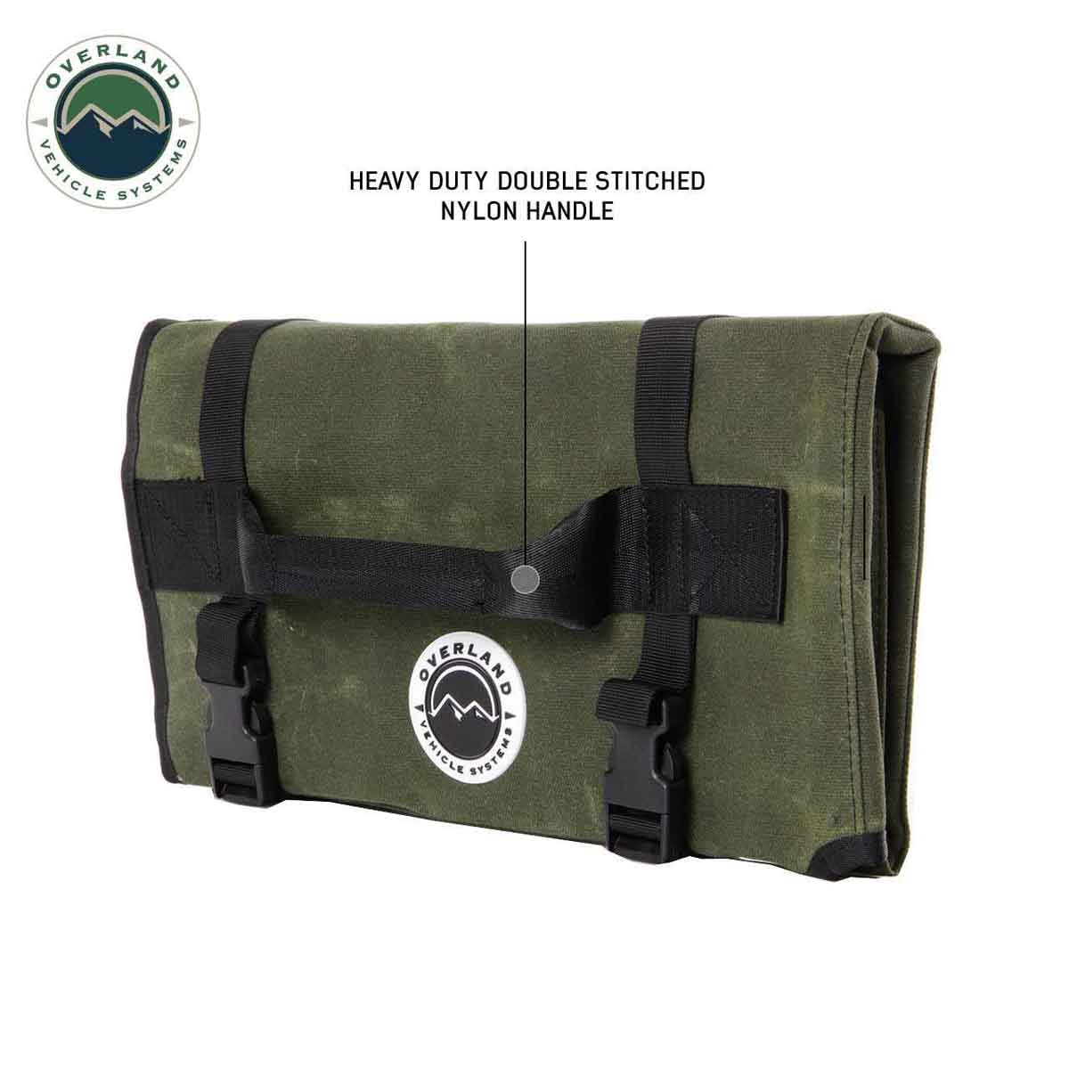 OVS Rolled Bag General Tools With Handle And Straps - #16 Waxed Canvas by OVS