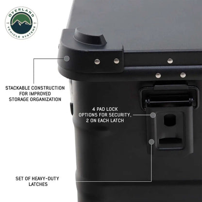 OVS Aluminum Storage Box 53QT - Black by OVS