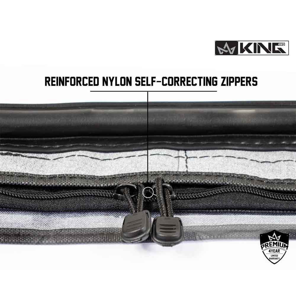 King 4WD Replacement Soft Upper Doors Tinted - Pair - TJ by King 4WD