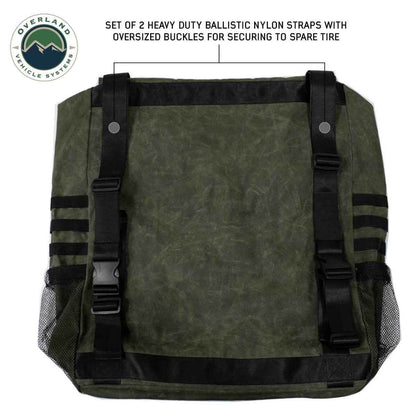 OVS Extra Large Trash Bag Tire Mount - #16 Waxed Canvas by OVS