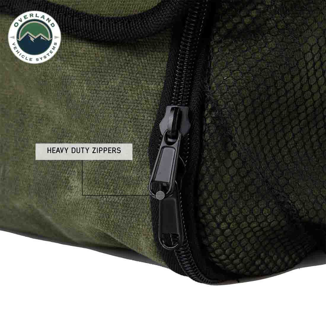 OVS Overnight With Handle And Straps - #16 Waxed Canvas by OVS