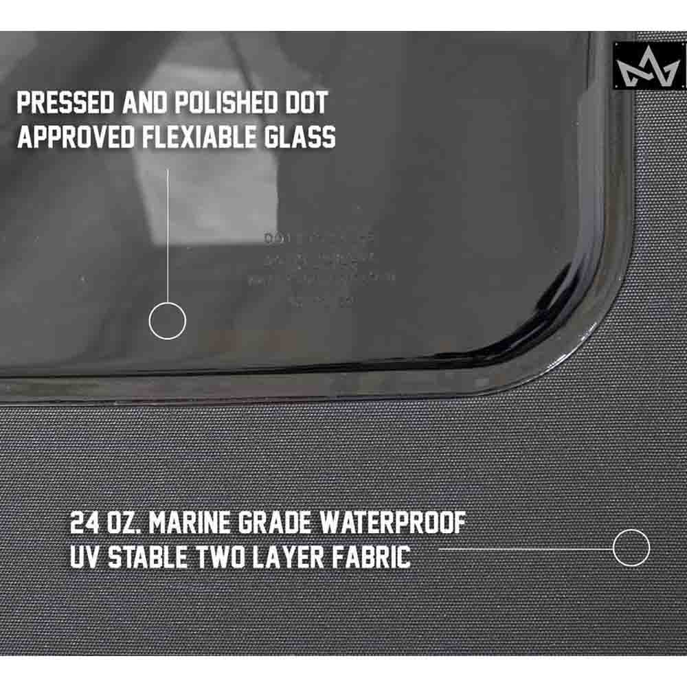 King 4WD Replacement Soft Top - Black Diamond - JK 4 Door by King 4WD