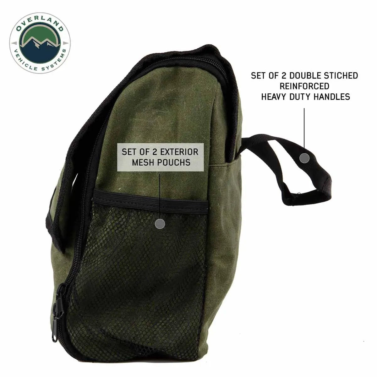 OVS Overnight With Handle And Straps - #16 Waxed Canvas by OVS
