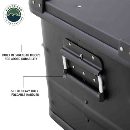 OVS Aluminum Storage Box 53QT - Black by OVS
