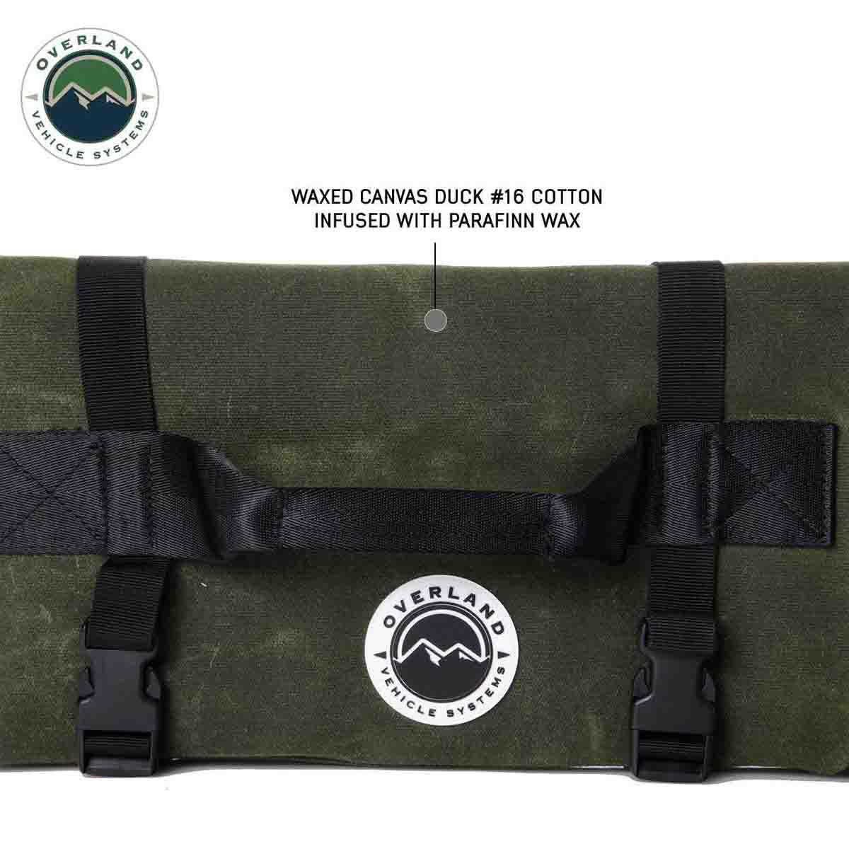 OVS Rolled Bag General Tools With Handle And Straps - #16 Waxed Canvas by OVS