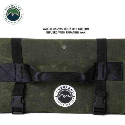OVS Rolled Bag General Tools With Handle And Straps - #16 Waxed Canvas by OVS