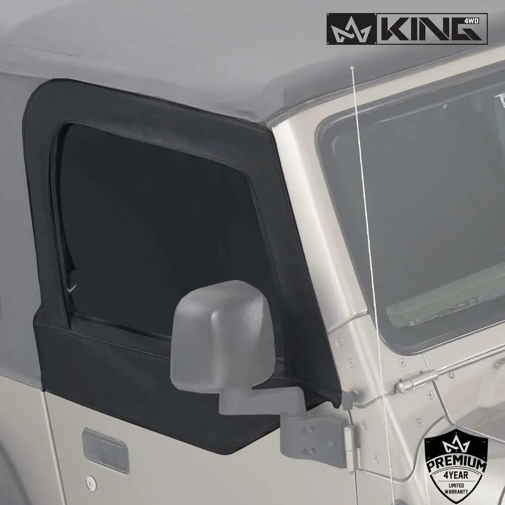 King 4WD Replacement Soft Upper Doors - Pair - TJ by King 4WD