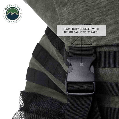 OVS Extra Large Trash Bag Tire Mount - #16 Waxed Canvas by OVS