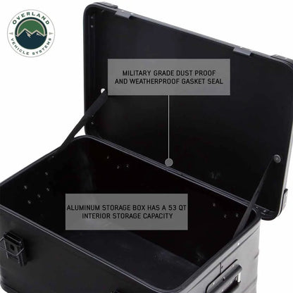 OVS Aluminum Storage Box 53QT - Black by OVS