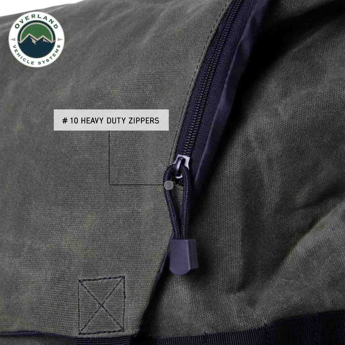 OVS Extra Large Trash Bag Tire Mount - #16 Waxed Canvas by OVS