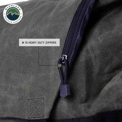 OVS Extra Large Trash Bag Tire Mount - #16 Waxed Canvas by OVS