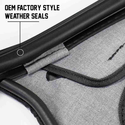 King 4WD Replacement Soft Upper Doors Tinted - Pair - TJ by King 4WD