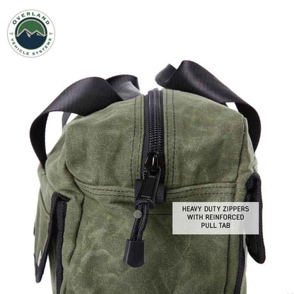 OVS Small Duffle Bag With Handle And Straps - #16 Waxed Canvas by OVS