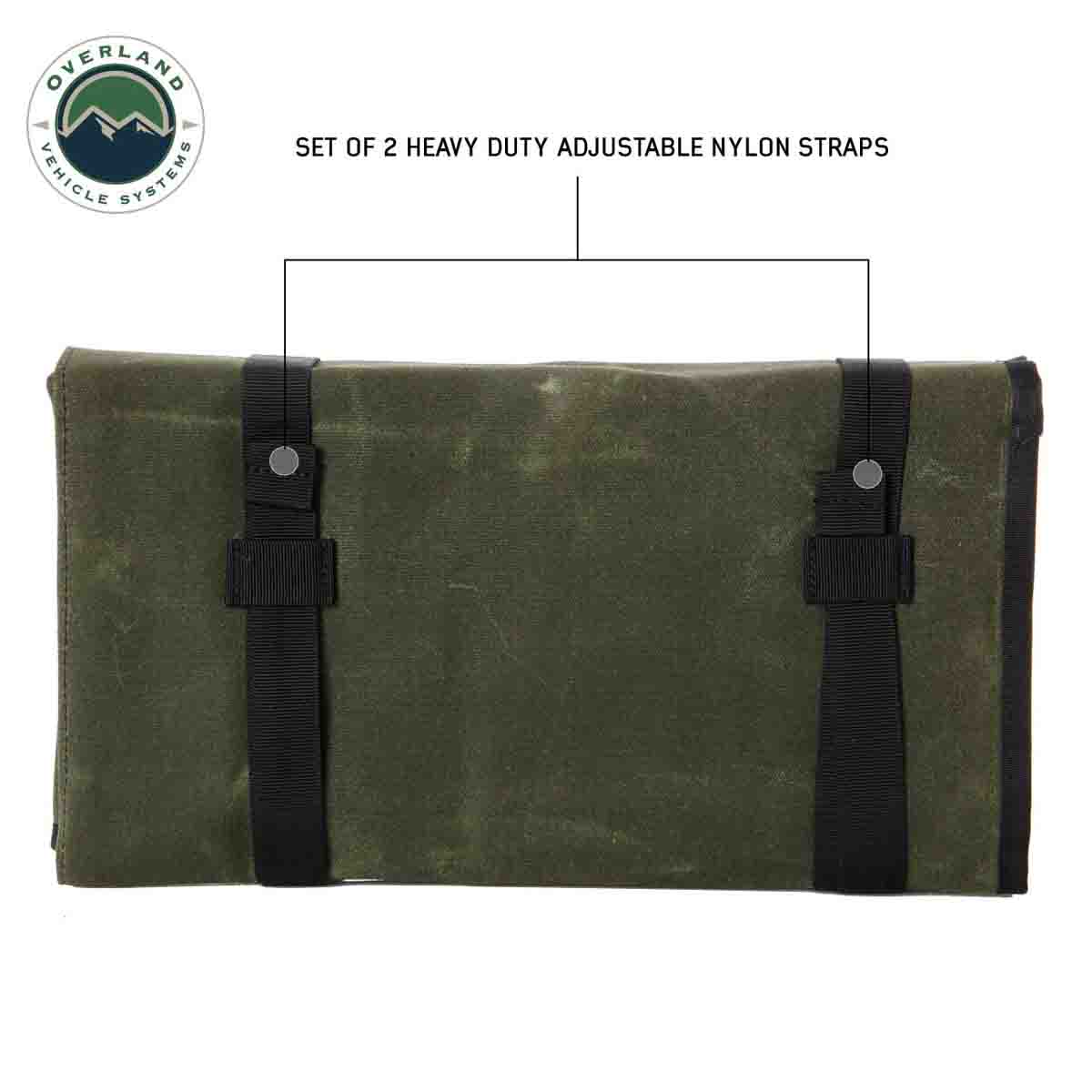 OVS Rolled Bag General Tools With Handle And Straps - #16 Waxed Canvas by OVS