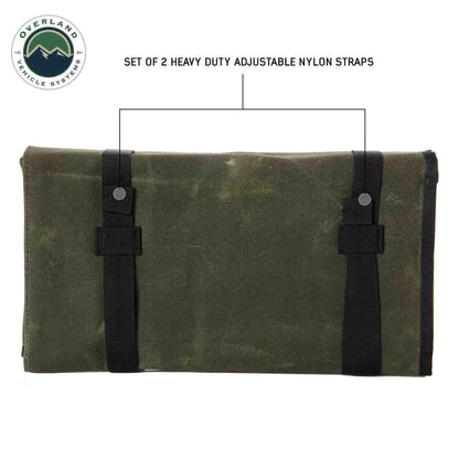 OVS Rolled Bag General Tools With Handle And Straps - #16 Waxed Canvas by OVS